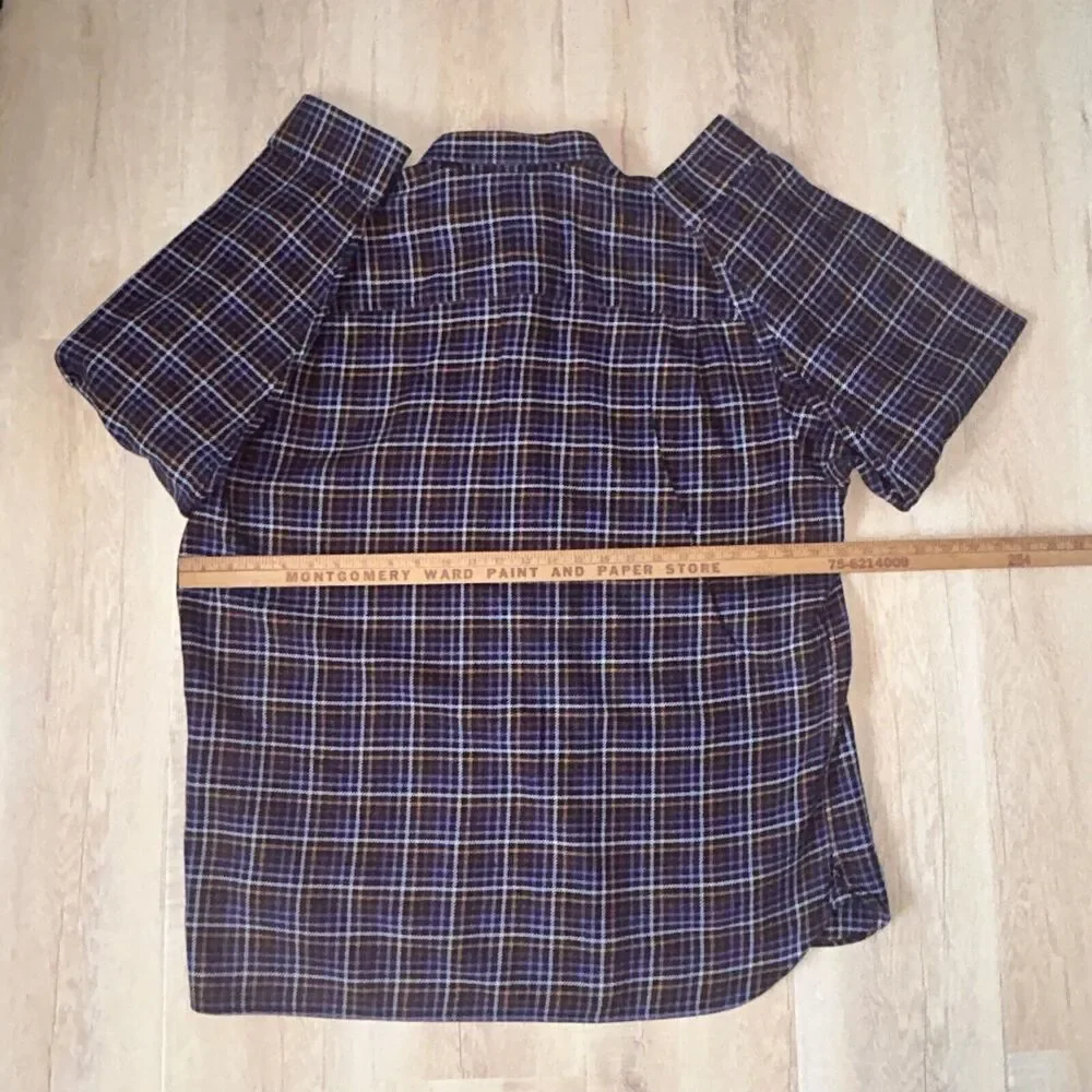 Paul Fredrick Medium Weight Button Shirt Men's XL Multicolor Long Sleeve Cotton - Picture 7 of 7